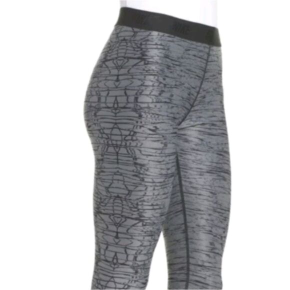 Nike Golf Gray And Black Dri-Fit Print Tights Size Small - Picture 9 of 13